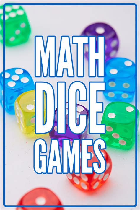 10 Math Dice Games for Kids: Addition, Multipication, Place Value & More