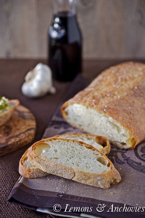 Starter Dough and Rosemary Bread Recipe | Lemons and Anchovies