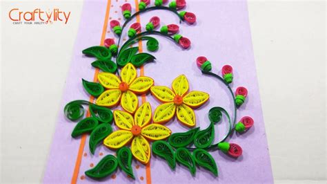 Easy Quilling Cards Designs