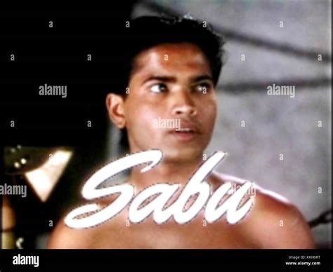 Sabu actor hi-res stock photography and images - Alamy