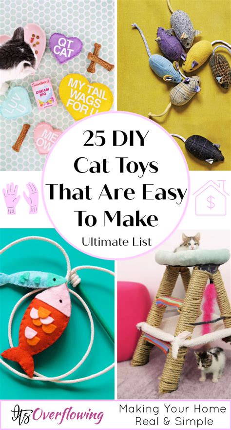 25 Homemade DIY Cat Toys You Can Make