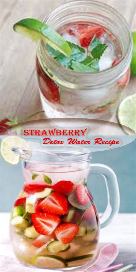 Strawberry Detox Water Recipe