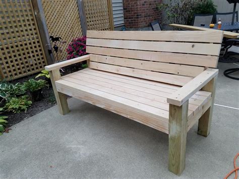 How to build a patio bench – Builders Villa