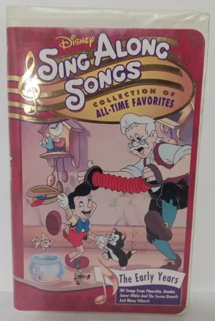 DISNEY SING LONG Songs Collection Of All Time Favorites The Early Years ...