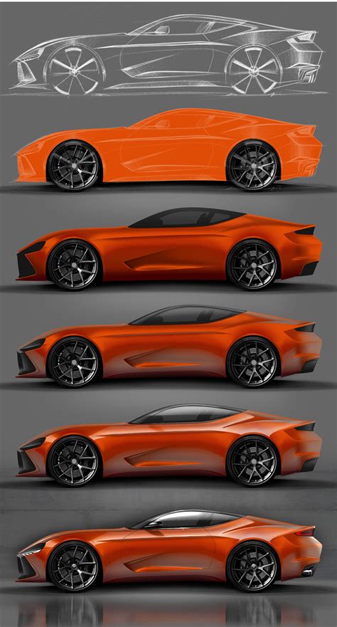 Sketching process and design by P. Ruperto | Car design sketch, Concept car design, Car design