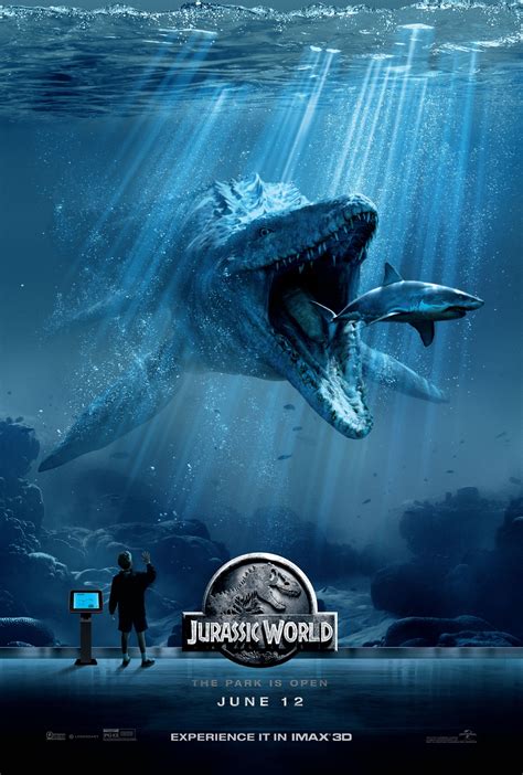 #1 Movie in the World! Jurassic World: An IMAX 3D Experience. | Jurassic world poster, Jurassic ...