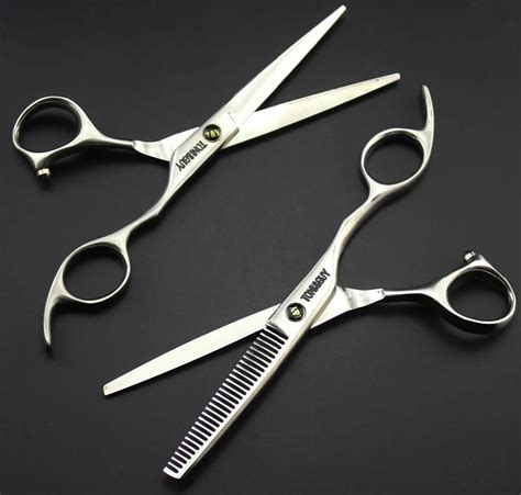 6'' Best Professional Hairdressing Scissors 6CR13 Stainless Steel Barber Scissor Cutting ...