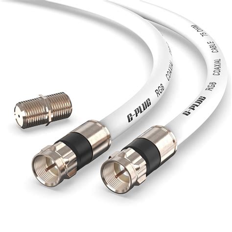 Buy G-PLUG 6FT RG6 Coaxial Cable Connectors Set – High-Speed Internet ...