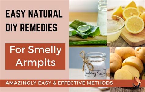 10 Quick & Easy DIY Natural Remedies For Smelly Armpits - Sasily Skin