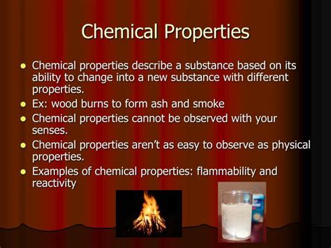 PPT - Chemical Properties PowerPoint Presentation - ID:1217059