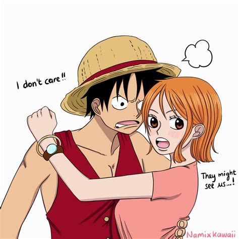 Luffy x Nami by namiikawaii on DeviantArt