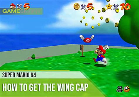 Super Mario 64 How To Get The Wing Cap | Rileyentertainment