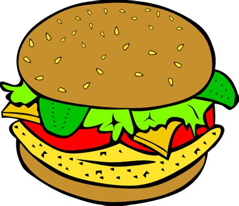 Fast Food Lunch Dinner Ff Menu Clip Art at Clker.com - vector clip art online, royalty free ...