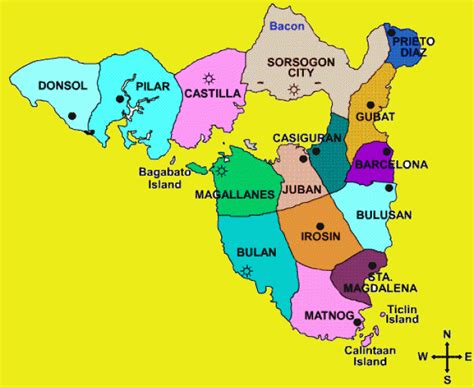 Map of Bulan and nearby towns - BULAN ORGANIZATION OF MOUNTAIN BIKERS