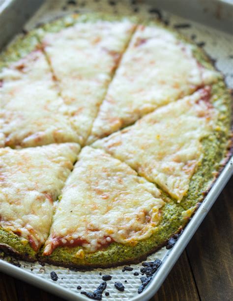 Broccoli Crust Pizza (Low-carb, Gluten free) | Gimme Delicious