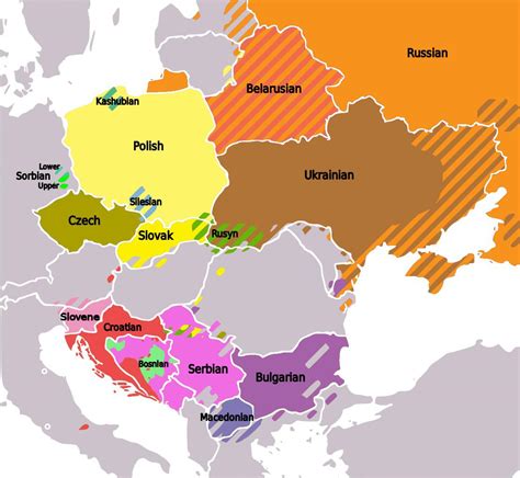 The Slavic languages : r/MapPorn