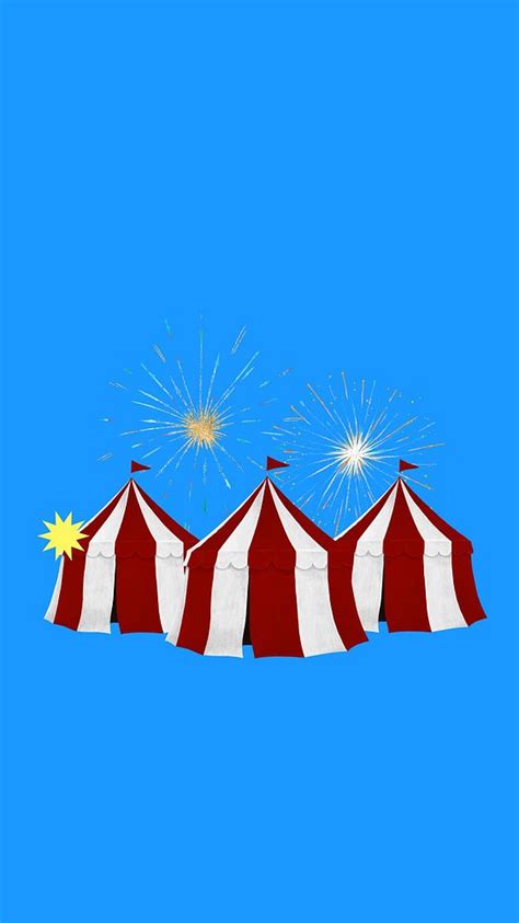 Circus tent fireworks iPhone wallpaper | Premium Photo - rawpixel