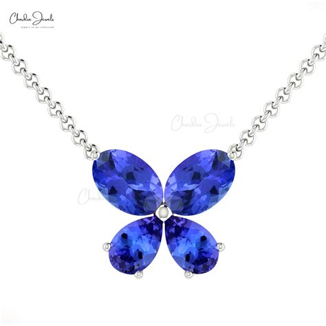 Buy Tanzanite Necklace Online USA | Genuine Blue Tanzanite Necklace