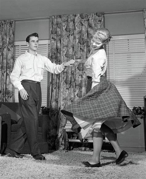 1950s Teenage Couple Jitterbug Dancing Photograph by Vintage Images - Pixels