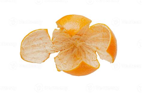 3546 Orange peel fruit isolated on a transparent background 20223792 Stock Photo at Vecteezy