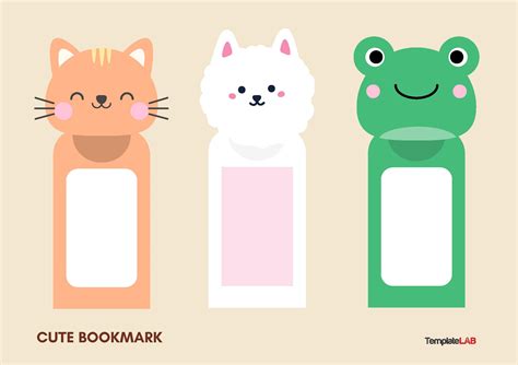 Free Editable Blank Bookmark Template - Printable Online