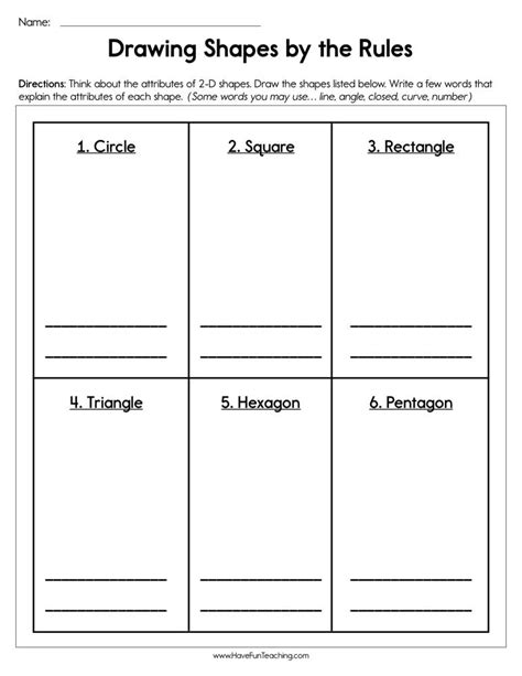 Resources | Math | Shapes | Worksheets