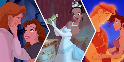 Disney: Ranking Top 10 Animated Kiss Scenes, From Worst To Best