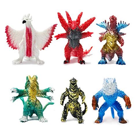 HUALEDI [6 Pack] Ultraman Monsters Toys,[3 inch] Ultraman Monsters ...