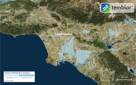 Flood-Map-Los-Angeles - Temblor.net