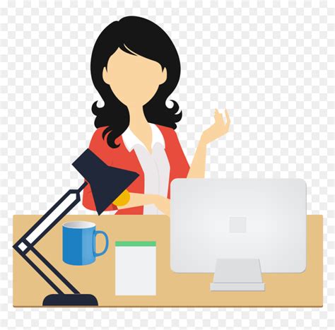 Office Clipart Office Staff, Office Office Staff Transparent - Office Work Icon Png, Png ...