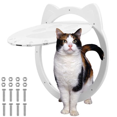 Tzrofpl Cat Door for Screen Door Pet Screen Door with Lockable Magnetic ...