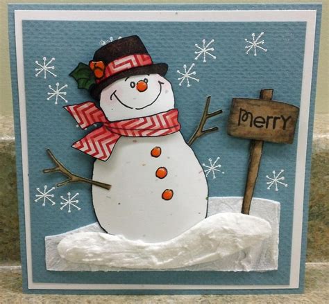 Elliott Creations: Another Christmas Card - Snowman