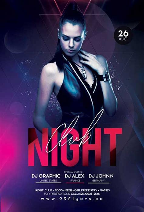 Check out the Free Night Club Flyer Template only on https://freepsdflyer.com/free-night-club ...