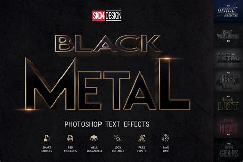 20+ Best Metallic Photoshop Effects (Metallic Text, Textures, Fonts & Metallic Look) - Theme Junkie