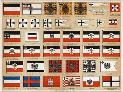 Flags of the German Empire 1871-1918 | História militar, Bandeira da alemanha, Brasão