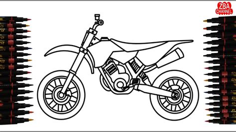 Gambar Mewarnai Motor Cross Gambar Mewarnai Coc Drawing Image | Images and Photos finder