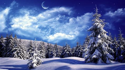 Winter: Sky Mountain Snowy Wonderland Snow Trees Scene HD wallpaper | Pxfuel