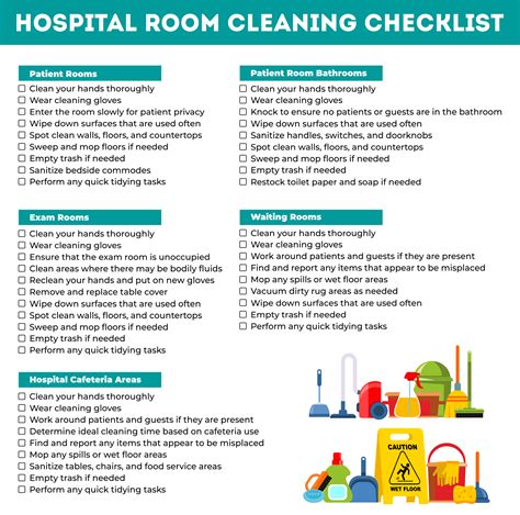 Room Cleaning Checklist - 10 Free PDF Printables | Printablee