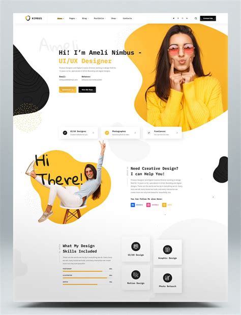 Web design in 2021 Portfolio website design, Portfolio