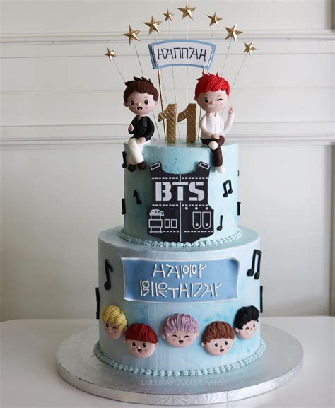 Bts Cake Design - birthday card message