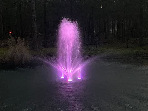 X-Large Pond Fountain, Lights with Remote Control - Fountain Tech