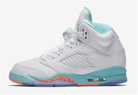 Men's Air Jordan 5 Light Aqua Shoes | Air jordans, Aqua shoes, Jordans