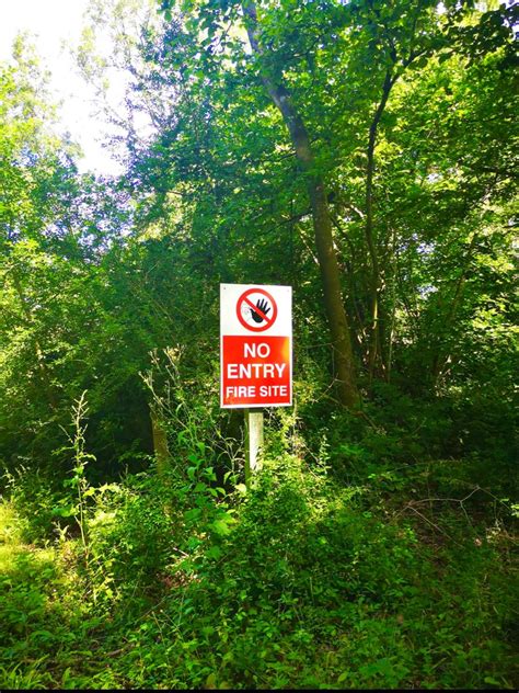 No Entry to the Forest | Entry signs, Highway signs, Bicycle sign