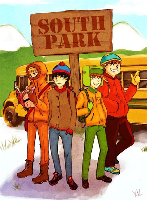 South Park Bus stop | Южный парк, Парк