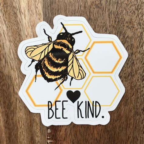 Be Kind Sticker Bee Kind Sticker Bee Kind Decal Laptop - Etsy