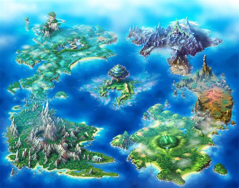 World Map Art - Children of Mana Art Gallery