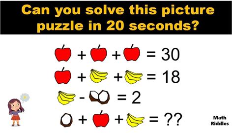 Math Brain Teasers For Adults