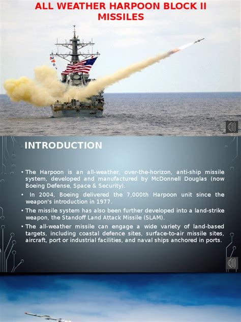 Harpoon | PDF | Missile | Missile Types