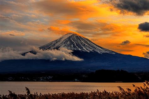 Mount Fuji Sunset from Lake Kawaguchiko when Traveling Japan | Stay Adventurous | Mindset for ...