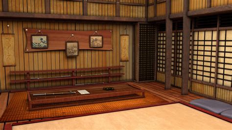 Japanese Dojo Interior View 1 by austinmmyers1994 on DeviantArt